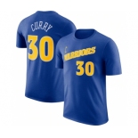 Men's Golden State Warriors #30 Stephen Curry Blue 2022-23 Name & Number T-Shirt