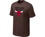 NBA Chicago Bulls Big & Tall Primary Logo Brown T-Shirt