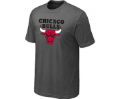 NBA Chicago Bulls Big & Tall Primary Logo D.Grey T-Shirt