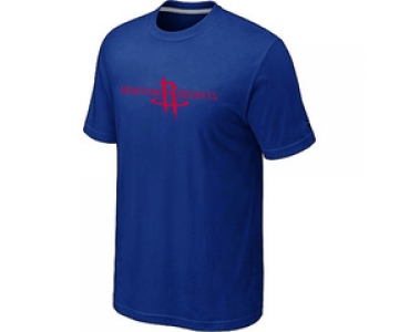 NBA Houston Rockets adidas Primary Logo T-Shirt -Blue