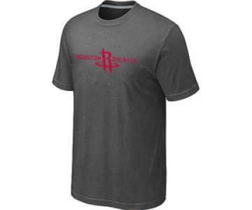 NBA Houston Rockets adidas Primary Logo T-Shirt -D.Grey