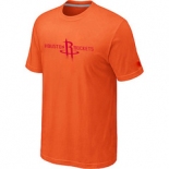 NBA Houston Rockets adidas Primary Logo T-Shirt -Orange