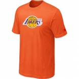 NBA Los Angeles Lakers Big & Tall Primary Logo Orange T-Shirt