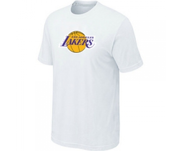 NBA Los Angeles Lakers Big & Tall Primary Logo White T-Shirt