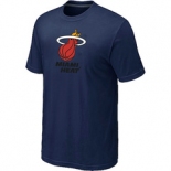 NBA Miami Heat Big & Tall Primary Logo D.Blue T-Shirt