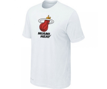 NBA Miami Heat Big & Tall Primary Logo white T-Shirt