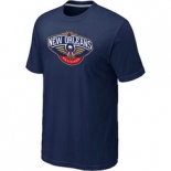 NBA New Orleans Pelicans Big & Tall Primary Logo D.Blue T-Shirt