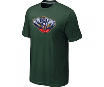 NBA New Orleans Pelicans Big & Tall Primary Logo D.Green T-Shirt