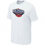 NBA New Orleans Pelicans Big & Tall Primary Logo White T-Shirt