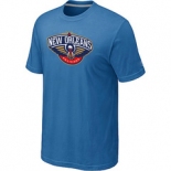 NBA New Orleans Pelicans Big & Tall Primary Logo light Blue T-Shirt