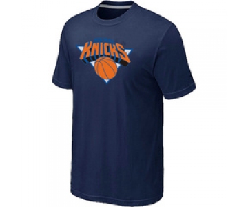 NBA New York Knicks Big & Tall Primary Logo D.Blue T-Shirt