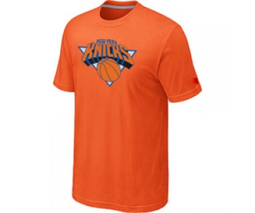 NBA New York Knicks Big & Tall Primary Logo Orange T-Shirt