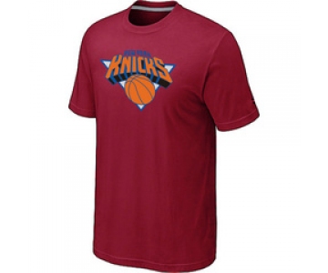 NBA New York Knicks Big & Tall Primary Logo Red T-Shirt