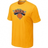 NBA New York Knicks Big & Tall Primary Logo Yellow T-Shirt