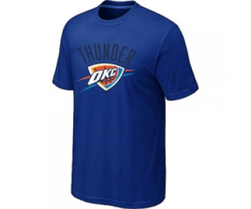 NBA Oklahoma City Thunder Big & Tall Primary Logo Blue T-Shirt