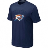 NBA Oklahoma City Thunder Big & Tall Primary Logo D.Blue T-Shirt