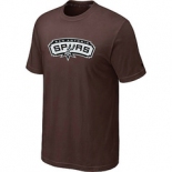 NBA San Antonio Spurs Big & Tall Primary Logo Brown T-Shirt