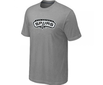 NBA San Antonio Spurs Big & Tall Primary Logo L.Grey T-Shirt