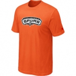 NBA San Antonio Spurs Big & Tall Primary Logo Orange T-Shirt