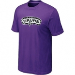 NBA San Antonio Spurs Big & Tall Primary Logo Purple T-Shirt