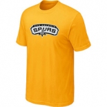 NBA San Antonio Spurs Big & Tall Primary Logo Yellow T-Shirt