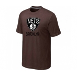 NBA cord net logo T-shirt Brown