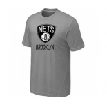 NBA cord net logo T-shirt L.Grey