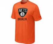 NBA cord net logo T-shirt Orange