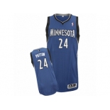 Men Adidas Minnesota Timberwolves #24 Justin Patton Authentic Slate Blue Road NBA Jersey