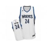 Men Adidas Minnesota Timberwolves #24 Justin Patton Swingman White Home NBA Jersey