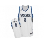 Men Adidas Minnesota Timberwolves #8 Nemanja Bjelica Swingman White Home NBA Jersey