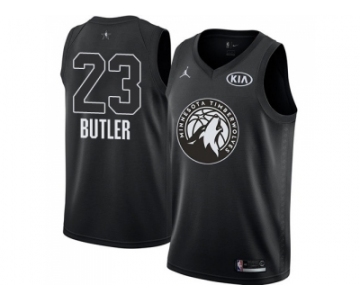 Men Nike Minnesota Timberwolves #23 Jimmy Butler Black NBA Jordan Swingman 2018 All-Star Game Jersey