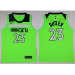 Men Nike Minnesota Timberwolves #23 Jimmy Butler Green NBA Swingman Jersey