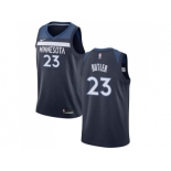 Men Nike Minnesota Timberwolves #23 Jimmy Butler Navy Blue Stitched NBA Swingman Jersey