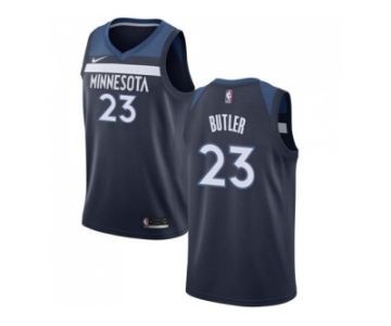 Men Nike Minnesota Timberwolves #23 Jimmy Butler Navy Blue Stitched NBA Swingman Jersey