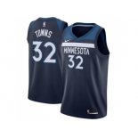 Men Nike Minnesota Timberwolves #32 Karl-Anthony Towns Navy Blue Stitched NBA Swingman Jersey