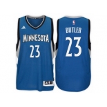 Men's Adidas Minnesota Timberwolves #23 Jimmy Butler Authentic Slate Blue Road NBA Jersey