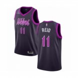 Men's Minnesota Timberwolves #11 Naz Reid Authentic Purple Basketball Jersey - City Edition