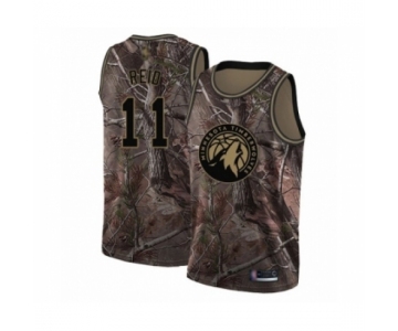 Men's Minnesota Timberwolves #11 Naz Reid Swingman Camo Realtree Collection Basketball Jersey