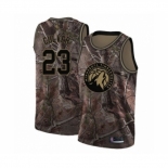 Men's Minnesota Timberwolves #23 Jarrett Culver Swingman Camo Realtree Collection Basketball Jersey