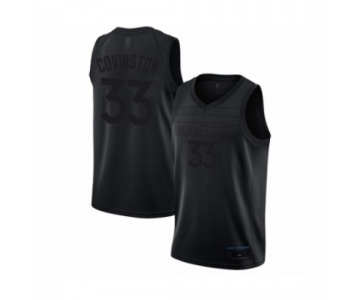 Men's Minnesota Timberwolves #33 Robert Covington Swingman Black MVP Basketball Jersey