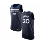 Men's Nike Minnesota Timberwolves #20 Josh Okogie Authentic Navy Blue NBA Jersey - Icon Edition