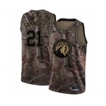 Men's Nike Minnesota Timberwolves #21 Kevin Garnett Swingman Camo Realtree Collection NBA Jersey