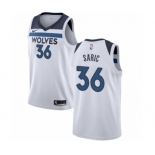 Men's Nike Minnesota Timberwolves #36 Dario Saric Authentic White NBA Jersey - Association Edition