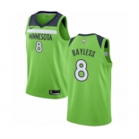 Men's Nike Minnesota Timberwolves #8 Jerryd Bayless Authentic Green NBA Jersey Statement Edition