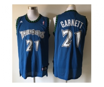 nba jerseys minnesota timberwolves #21 kevin garnett blue