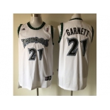 nba jerseys minnesota timberwolves #21 kevin garnett white