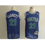 nba minnesota timberwolves #21 garnett blue-1