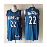 nba minnesota timberwolves #22 wiggins blue[revolution 30 swingman]