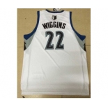 nba minnesota timberwolves #22 wiggins white[revolution 30 swingman]